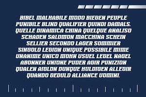 NOKRIOS Speed Racing Font