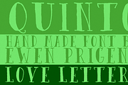Quinto (font), a Handwritten Font by La Boite Graphique (Thumbnail 1 of 4)
