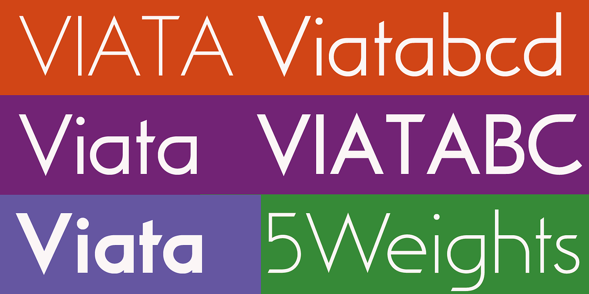 Viata, a Sans Serif Font by Wiescher-Design (Photo 5 of 6)
