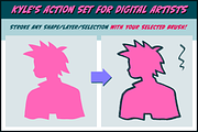 Kyle's Actions for Photoshop Artists, an Action Add-On by Kyle's Digital Art Tools (Thumbnail 4 of 10)