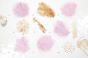 Gold & Pink Abstract Design Elements, an Object Graphic by PixelJungle (Thumbnail 3 of 3)