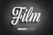 Old Cinema Text Effect, a Layer Style Add-On by studiogstock (Thumbnail 1 of 2)