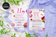 11th Birthday Invitation Card Temp, an Invitation Template by Snapybiz (Thumbnail 9 of 9)