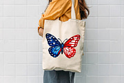 Patriotic American Flag Butterfly Pn, an Illustration by Designworld (Thumbnail 5 of 5)