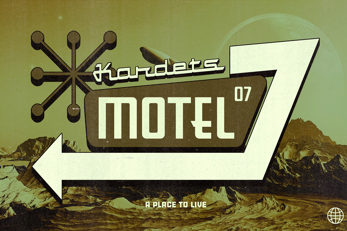 Atompunk - Retro Futurism Fonts, a Font by Konstantine Studio (Photo 6 of 10)
