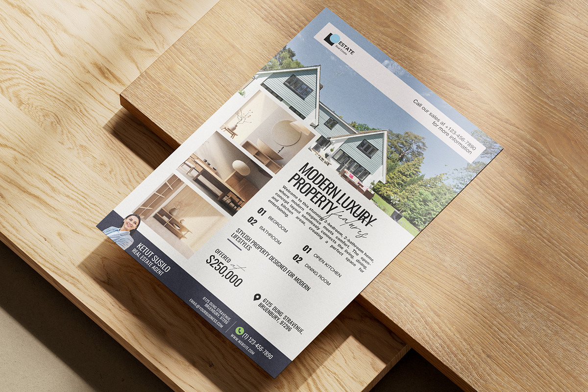 Realtor Flyer Template For Canva, a Flyer Template by Prapti Design (Photo 8 of 10)