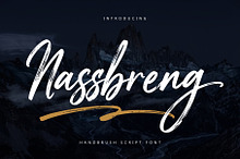 Nassbreng - Handbrush Script Font