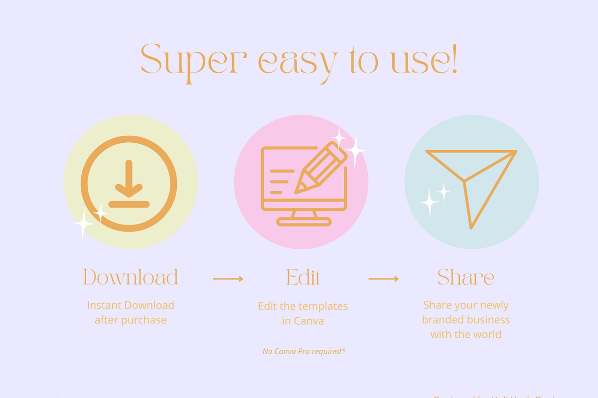 Magical Branding Starter Kit, a Branding & Logo Template by Hell Yeah Designs (Photo 2 of 20)
