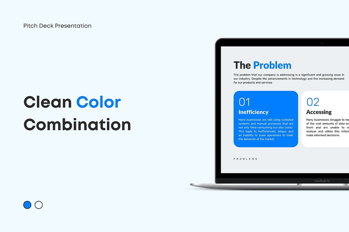 Pitch Deck Presentation Minimalist, a Presentation Template by Jogiia Digital (Photo 2 of 6)