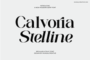 Calvoria Stelline, a Serif Font by Muksal Creative (Thumbnail 1 of 10)