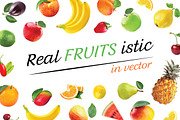 FRUITS (in vector), an Object Graphic by Orange Soda (Thumbnail 1 of 9)