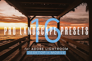 16 Pro Landscape Lightroom Presets 2