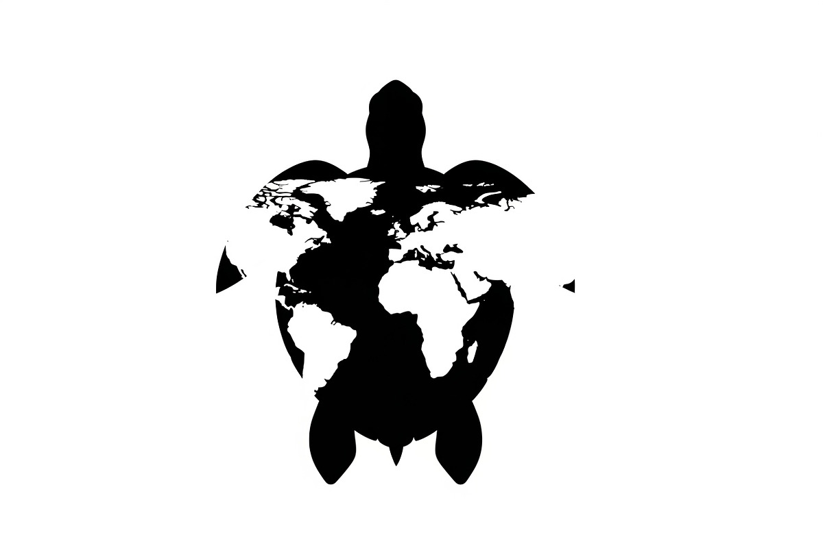 World Map Sea Turtle Bundle, an Illustration by Gaye Art (Photo 22 of 31)