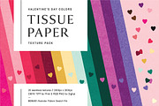 Tissue Paper Textures in Valentine, a Texture Graphic by Liz Conley Design (Thumbnail 1 of 5)
