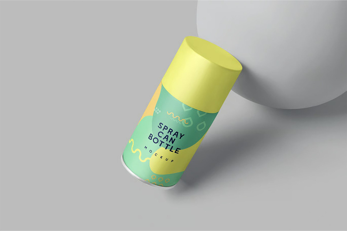 Spray Can Mockups, a Product Mockup by megostudi0 (Photo 2 of 7)