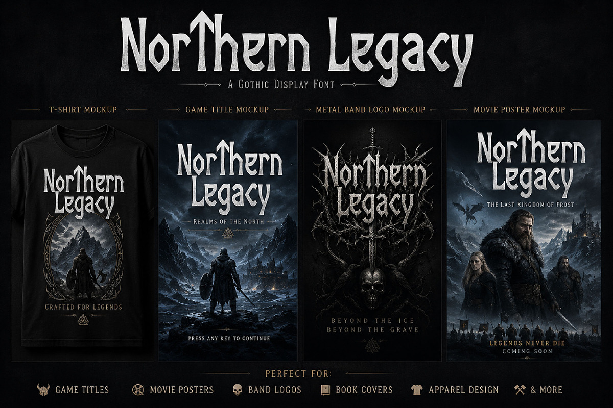 Northern Legacy, a Slab Serif Font by Wow Magic (Photo 3 of 4)