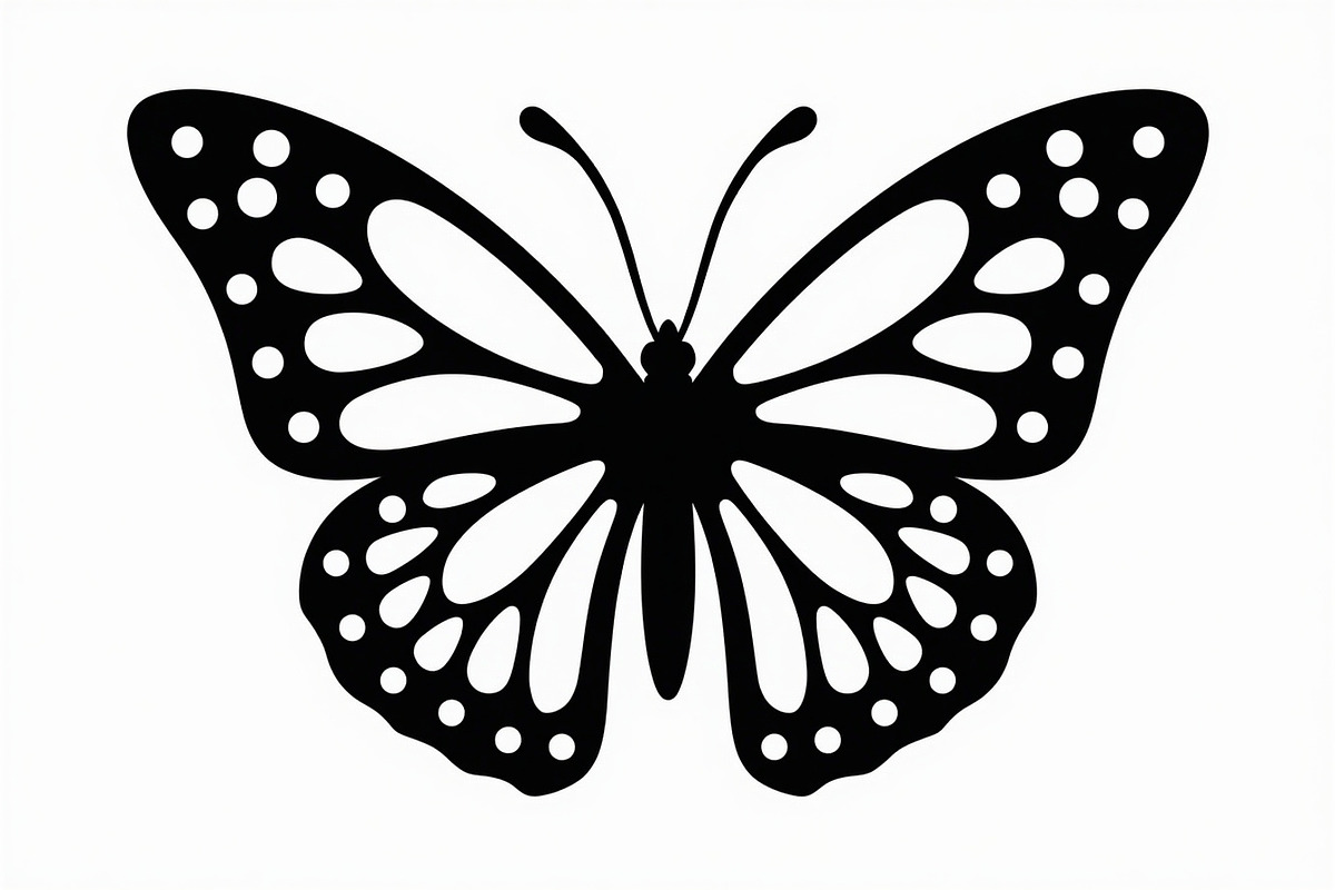 butterfly laser cut design, an Illustration by balal (Photo 9 of 13)