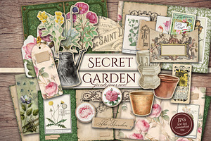 Secret Garden Scrapbook Kit
