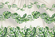 Tropical Leaves Watercolor Set, a Seasonal Illustration by NATASHA CHU (Thumbnail 8 of 13)