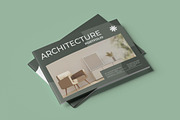 Green Modern Architecture Brochure, a Brochure Template by UICreative (Thumbnail 2 of 4)