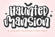 Haunted Mansion - Halloween font, a Handwritten Font by BitongType (Thumbnail 1 of 7)