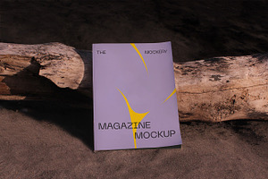 Magazine Mockup Bundle Beach