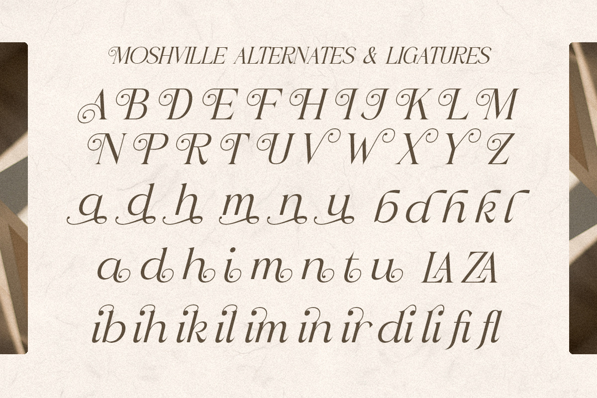 Moshville - Stylish Classy Serif, a Serif Font by Shakira Studio (Photo 10 of 10)