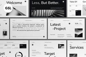 White Project Proposal Google Slide, a Presentation Template by graphicook