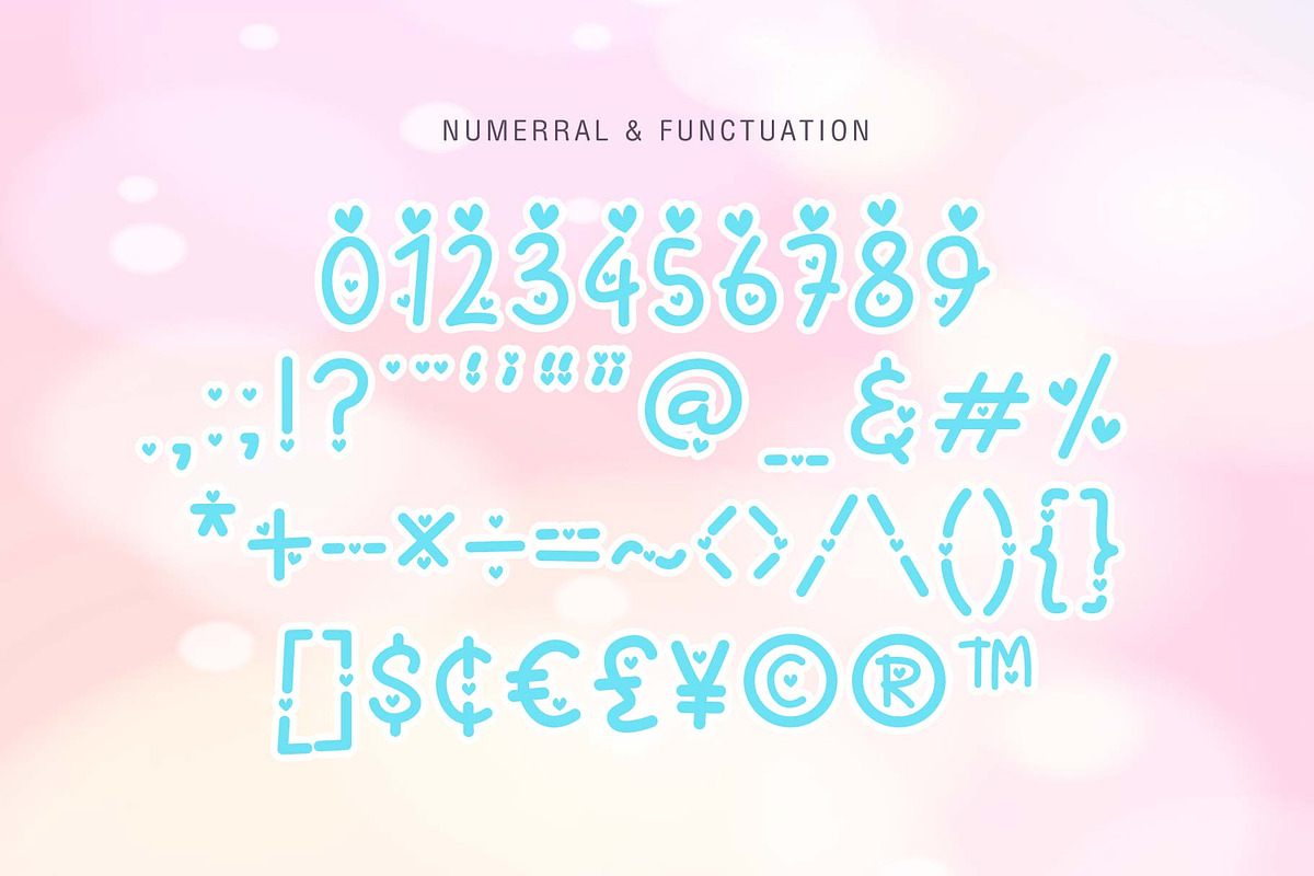 Mini Love Font, a Handwritten Font by KengGraphic (Photo 7 of 8)