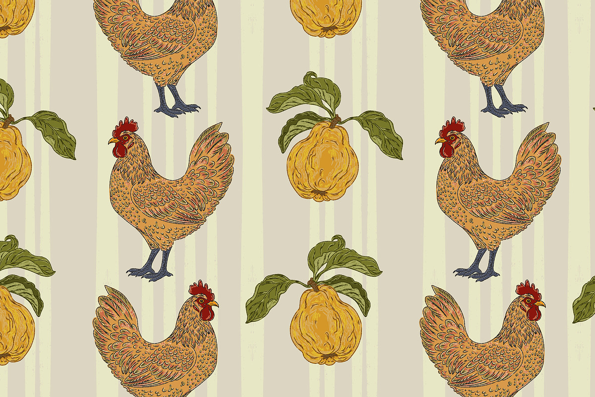 8 patterns Farmhouse set, a Pattern Graphic by NayaChu (Photo 4 of 20)