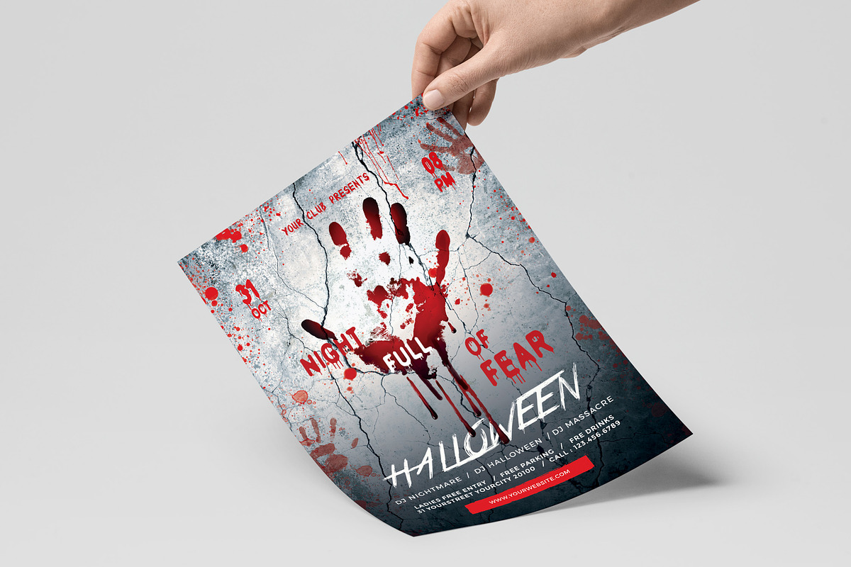 Halloween Flyer, a Flyer Template by Creativestoree (Photo 2 of 3)
