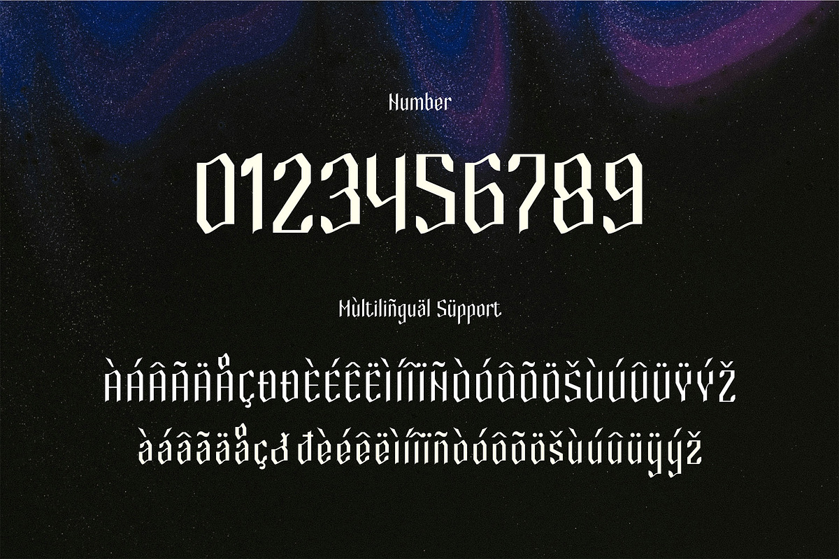 Sabbatic - Modern Doom Gothic Font, a Font by riff.type (Photo 4 of 10)