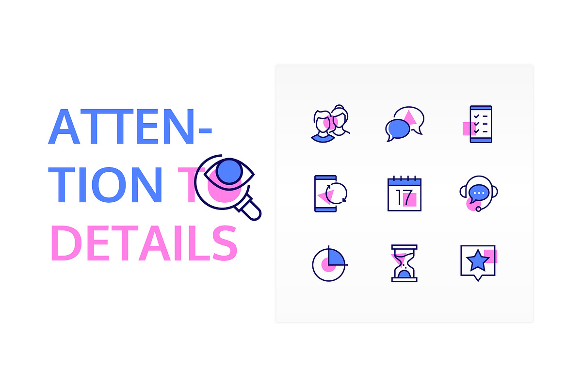 Line design icons with color filling, an Outline Icon by Boyko Pictures (Photo 4 of 10)
