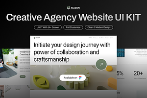 Mason - Company Website UI KIT App