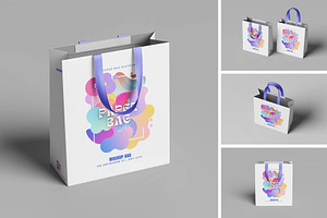 Paper Bag Mockup, a Packaging Mockup by Hubzway