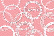 48 Round Lace Frames Bundle Save 40%, a Decorative Illustration by AzmariDigitals (Thumbnail 4 of 5)