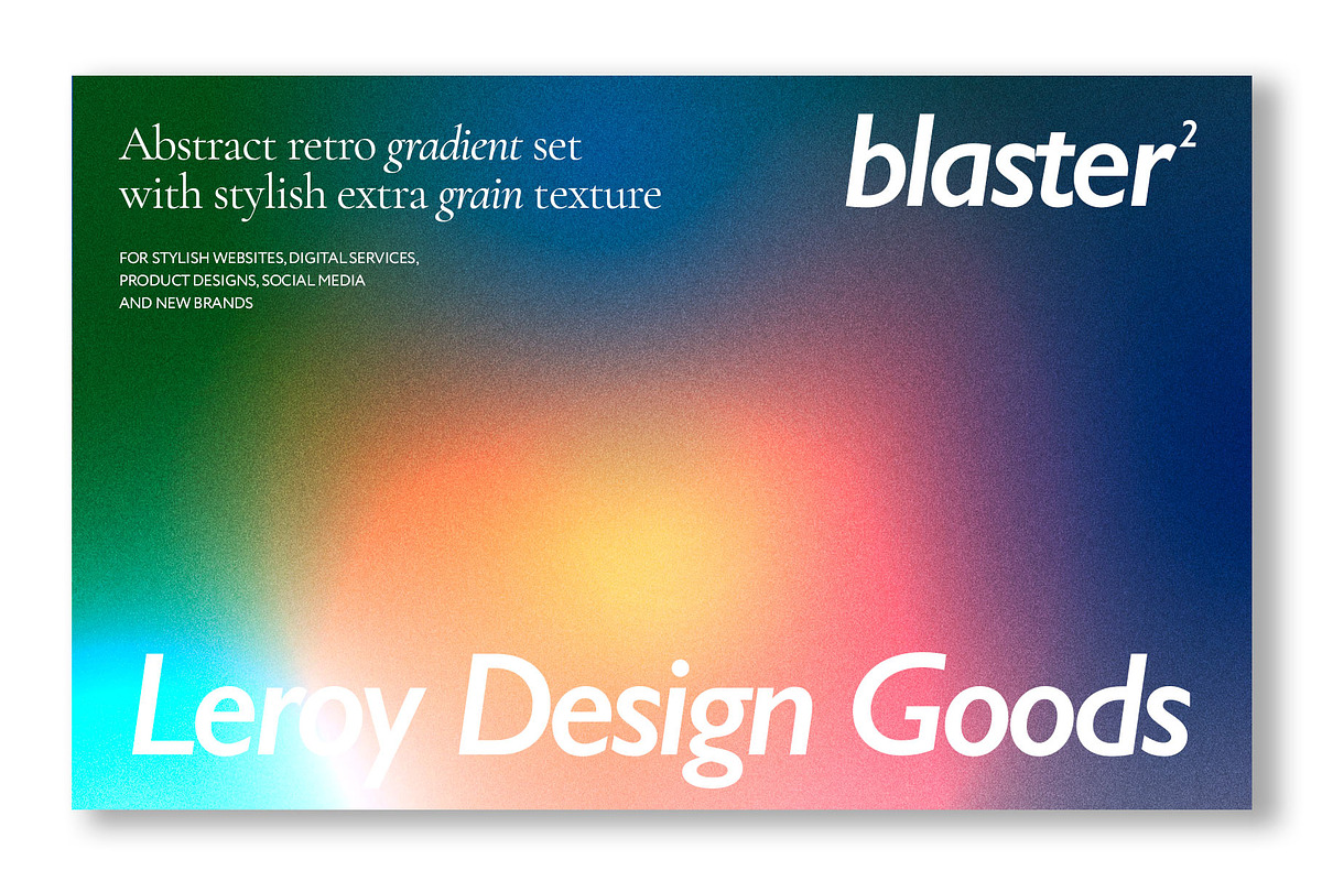 BLASTER Retro Gradient Textures, a Texture Graphic by LEROY Design (Photo 10 of 11)