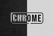 3D Chrome Text Effect, a Brushes & More by Pixie Creative (Thumbnail 2 of 2)
