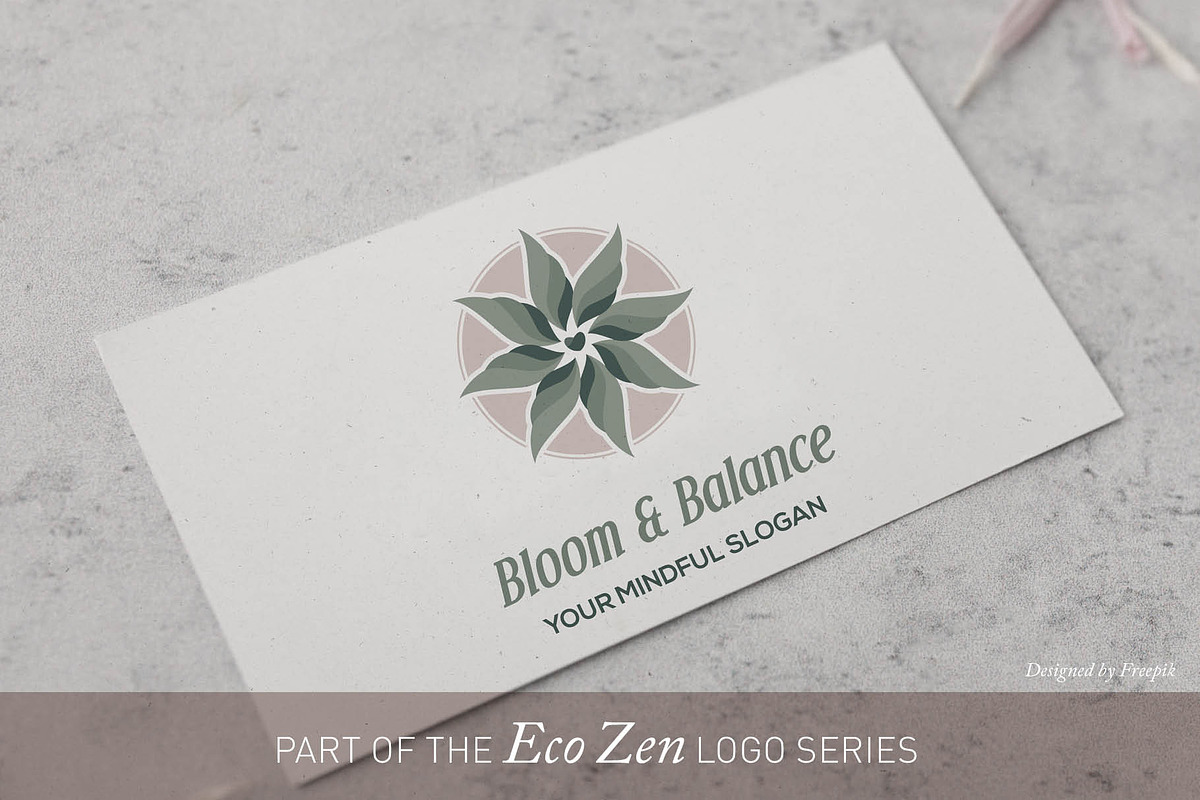 Flourishing Brand Mark | Canva & AI, a Branding & Logo Template by Elibee (Photo 2 of 6)