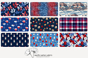 80 Independence Day seamless pattern, a Pattern Graphic by Poppy Lane Studio (Thumbnail 10 of 11)