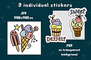 Sweets stickers. Dessert clipart, a Graphic by rinaletters (Thumbnail 3 of 5)