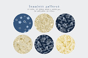 Japanese Koi Fish Vector Patterns, a Pattern Graphic by ilonitta (Thumbnail 11 of 16)