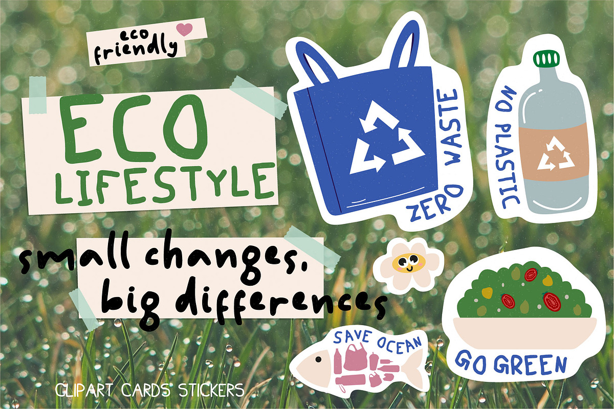 Eco Lifestyle Bundle, a Healthcare Illustration by Luamor (Photo 1 of 13)