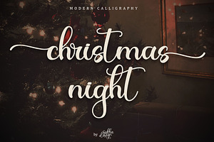 Christmas Night - Handwritten Font