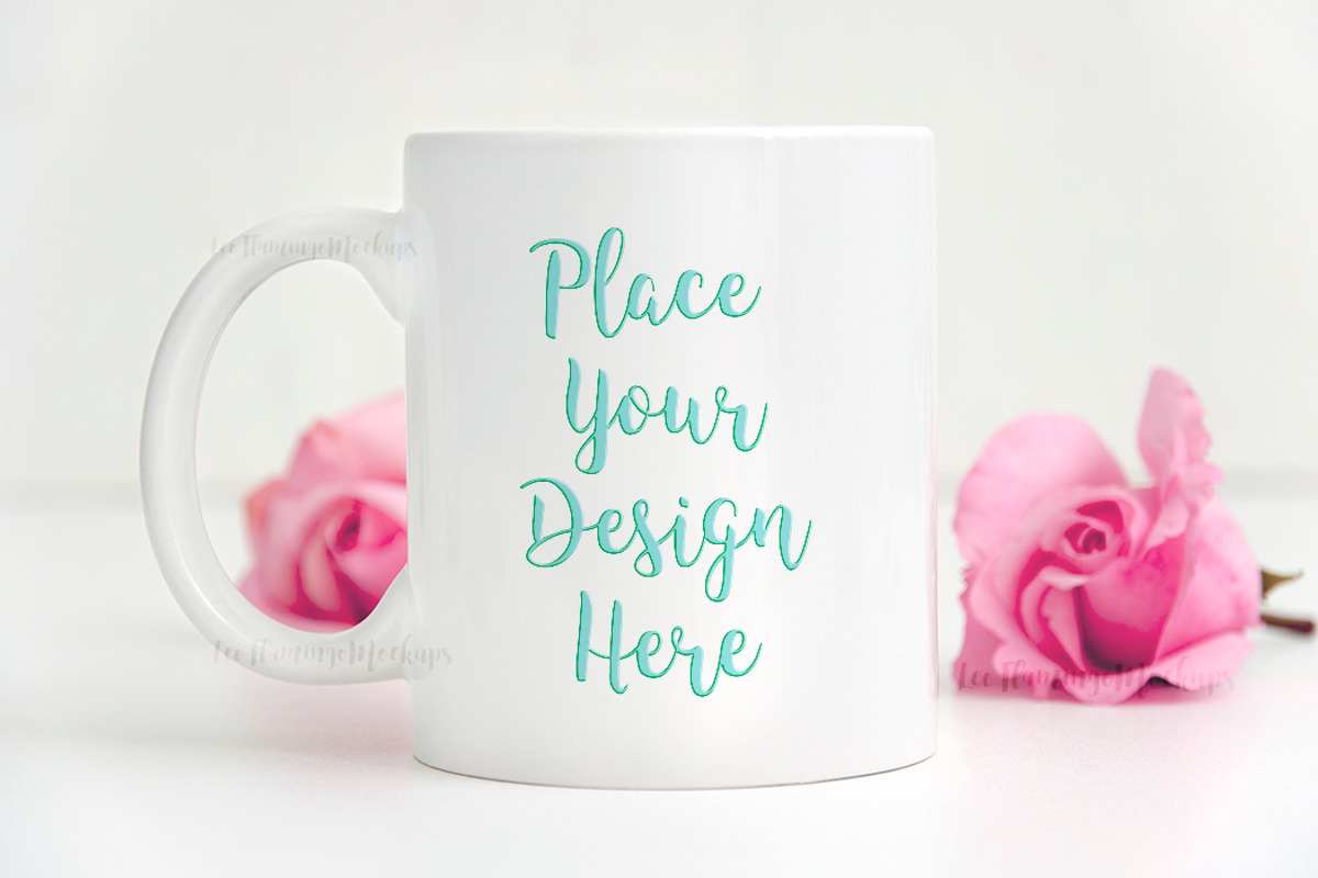 White coffee mug mockup template cup, a Cups & Container Mockup by Leo Flo Mockups (Photo 2 of 5)