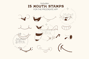Retro Character Creator Brush Set, a Brush Add-On by Mabel & Bea (Thumbnail 5 of 9)