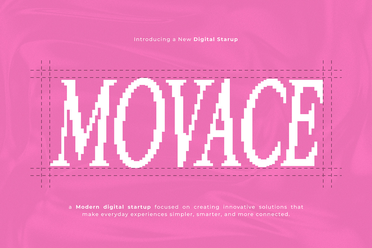 Muntave - Pixelated Oblique Serif, a Serif Font by Typia Nesia (Photo 7 of 11)