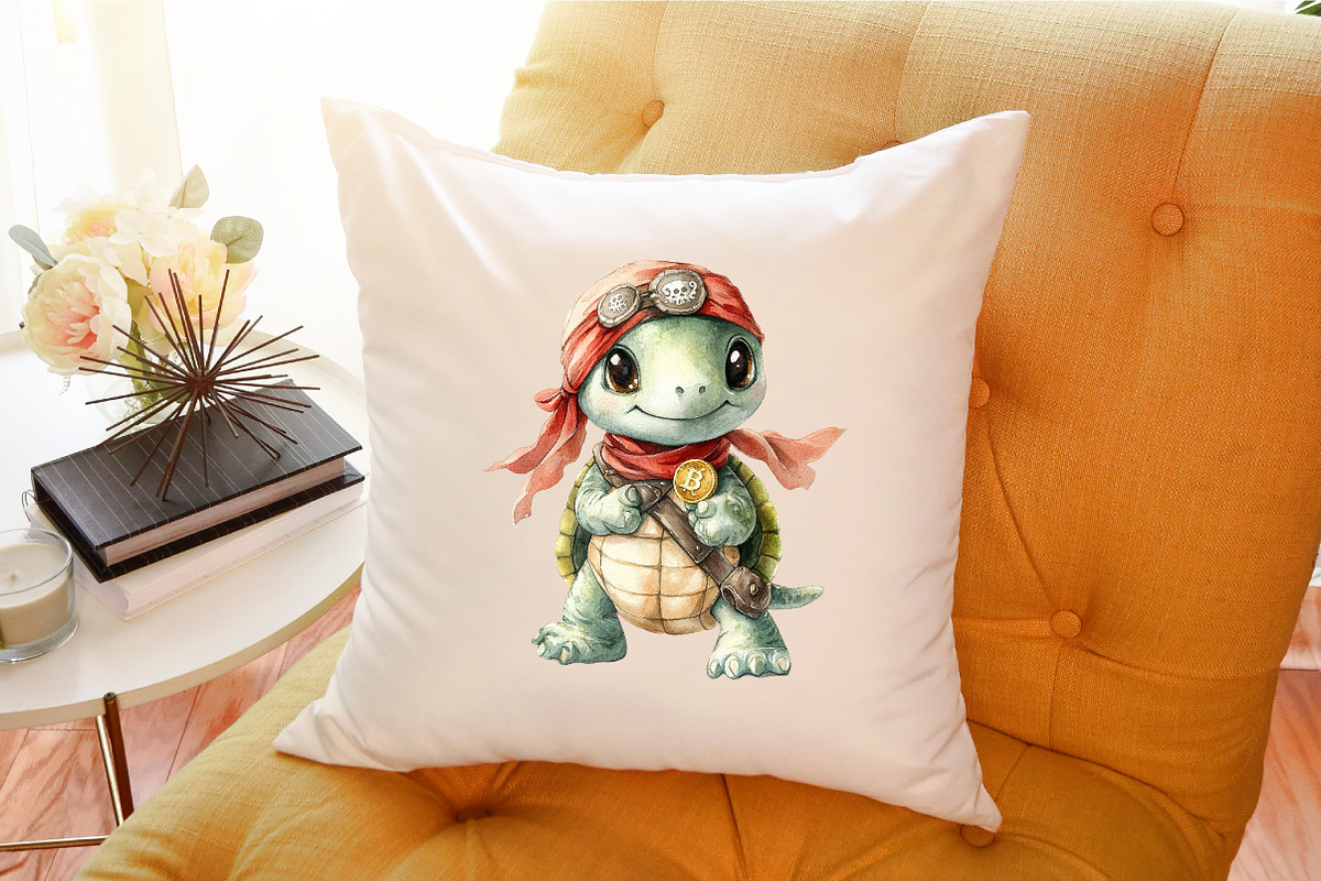 Cute Pirate Animals Clipart Pirate P, an Illustration by Sublimation Artist (Photo 6 of 6)