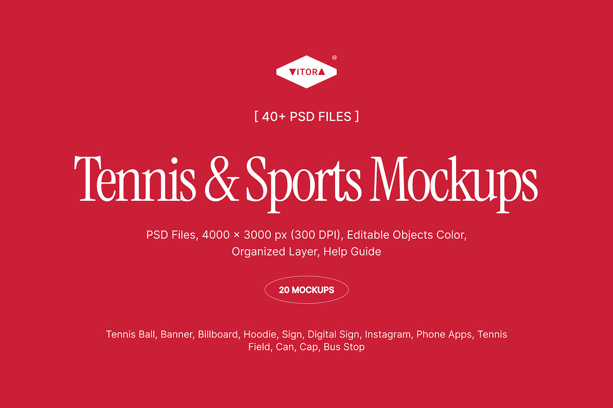Tennis, Apparel & Sports Mockups, an Apparel Mockup by Vitora Mockup (Photo 2 of 10)