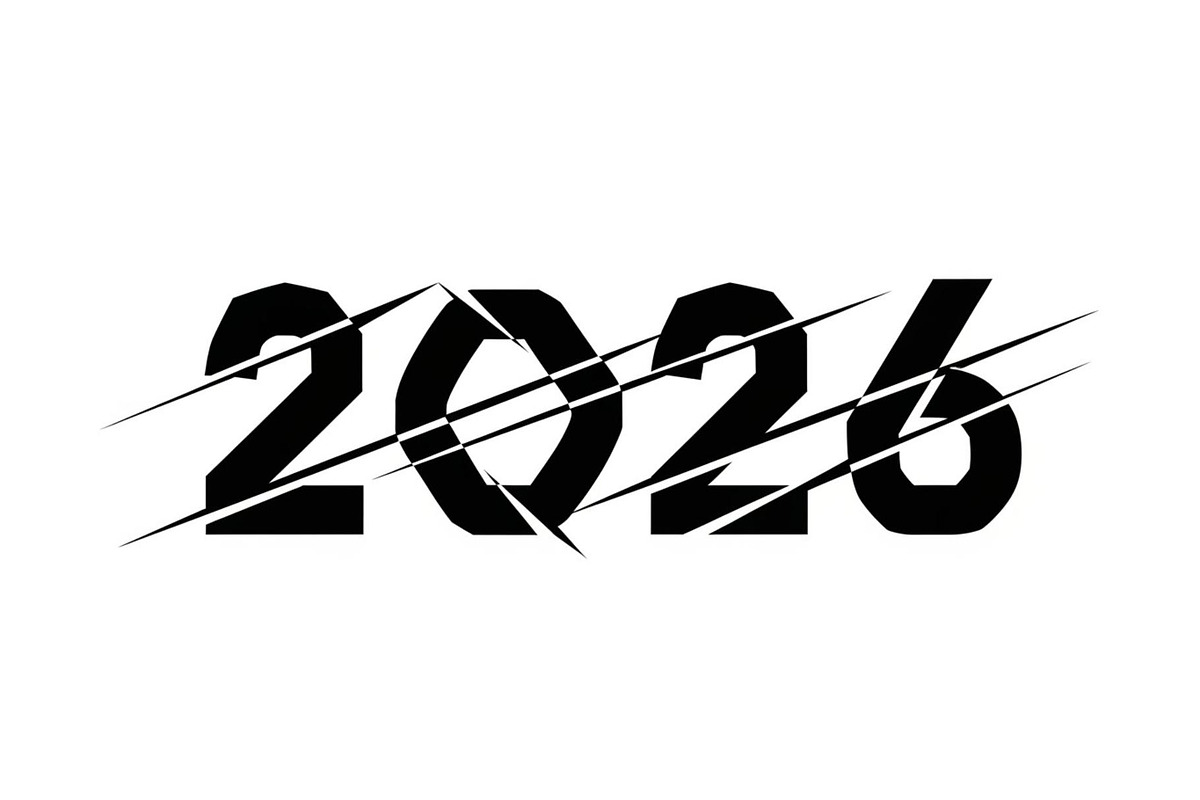 2026 New Year Line Art Bundle, an Illustration by hafijul (Photo 8 of 11)